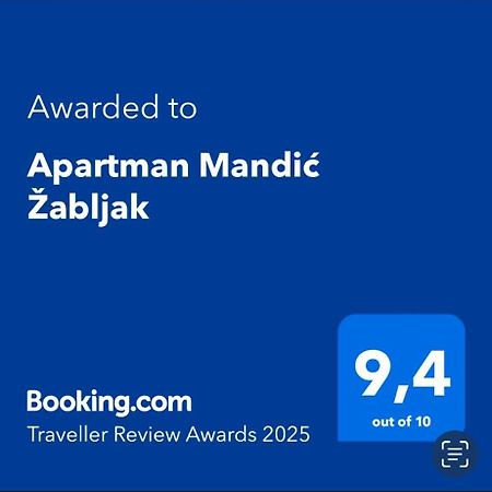 Apartman Mandic Zabljak מראה חיצוני תמונה